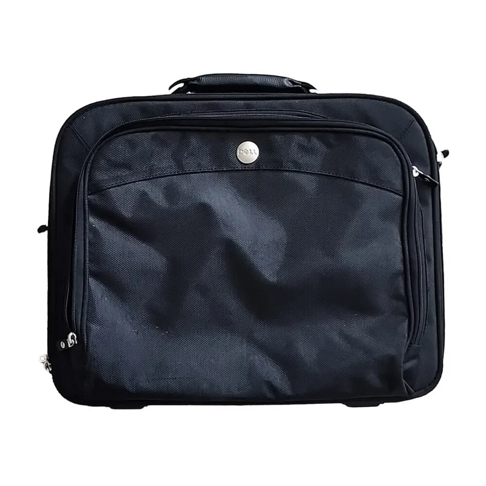 Black Dell Laptop Briefcase Purse Bag